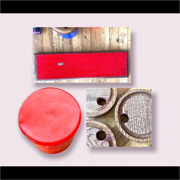 Mid Century Serving Condiment Caddy & Tray Set - Picture 8 of 10